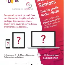 Ateliers Seniors " Espace Jeanne d'Arc" au CSC de la Vallée